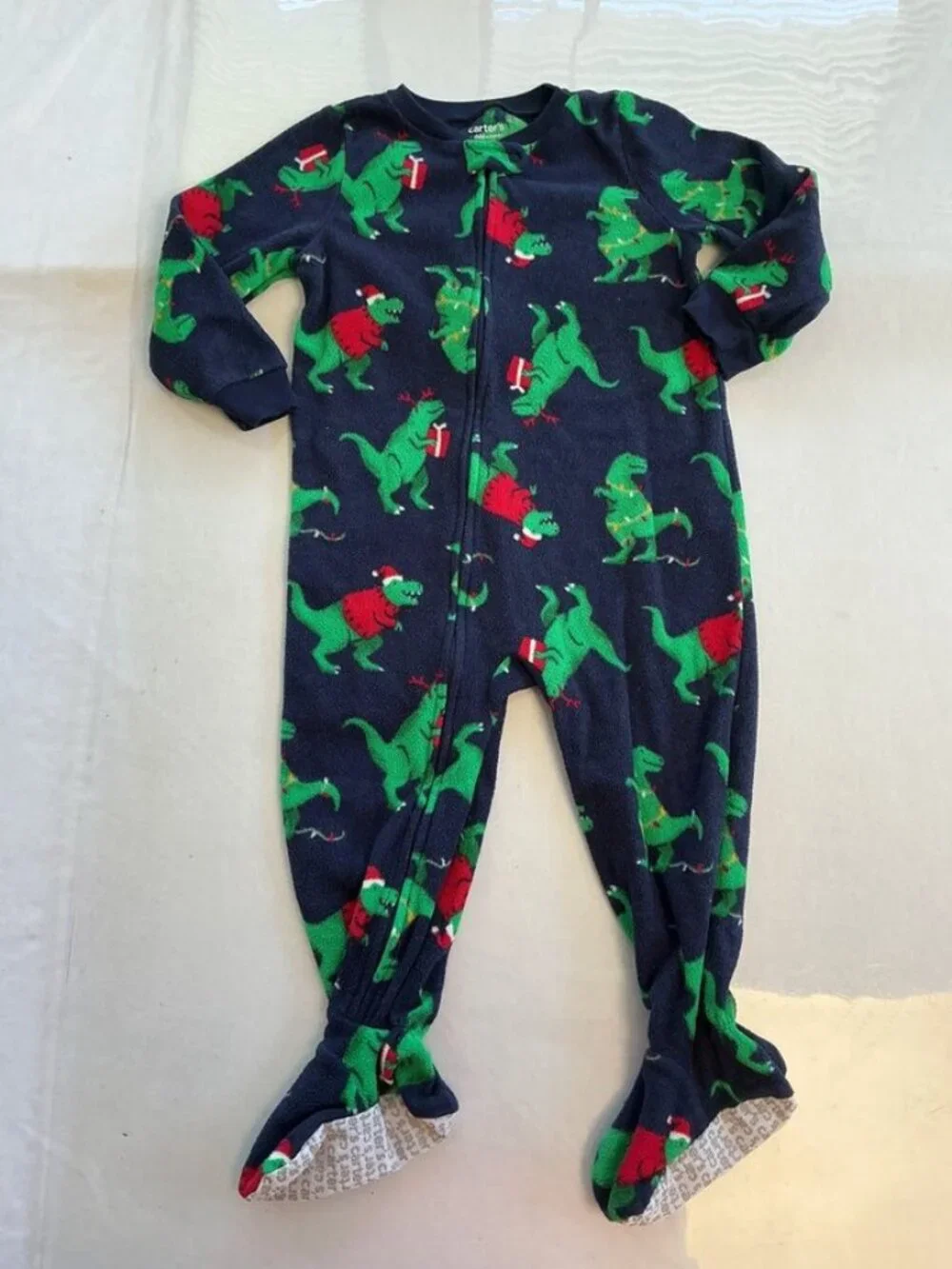 3/$20 Bundle Carter’s Toddler Footed Pajama Bundle 2T/24M Dinosaur Dog Sleepers